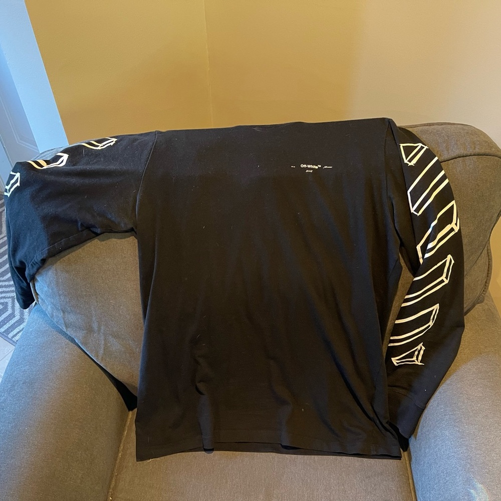 2018 Off White long sleeve Arrows T